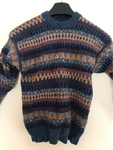 American Vintage Karışık desenli vintage yün kazak