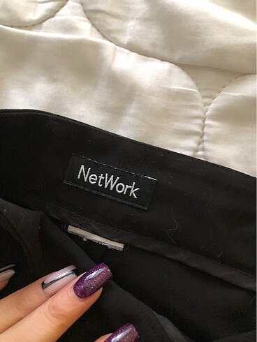 Network Pileli pantolon