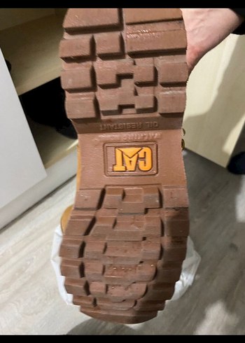 CAT Erkek Kahverengi Kemerli Street Wear Bot - Görsel 2