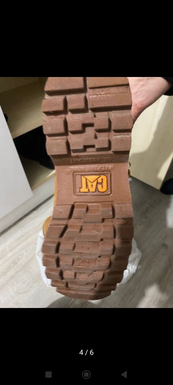 CAT Erkek Kahverengi Kemerli Street Wear Bot - Görsel 2