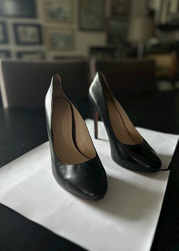 Nine West gerçek deriSiyah Tokalı Stiletto - Görsel 9