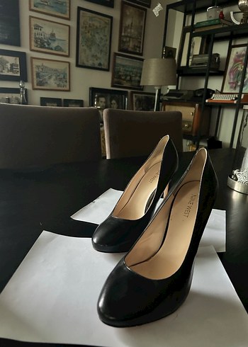 Nine West gerçek deriSiyah Tokalı Stiletto - Görsel 3