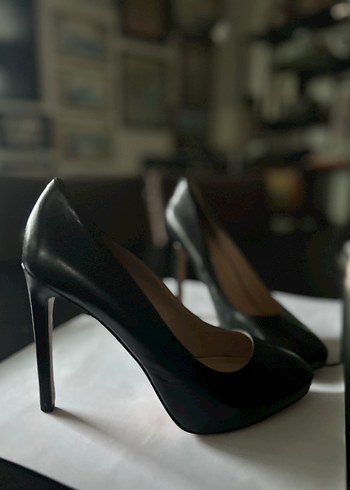 Nine West gerçek deriSiyah Tokalı Stiletto - Görsel 10