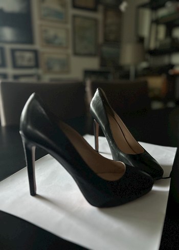 Nine West gerçek deriSiyah Tokalı Stiletto - Görsel 8