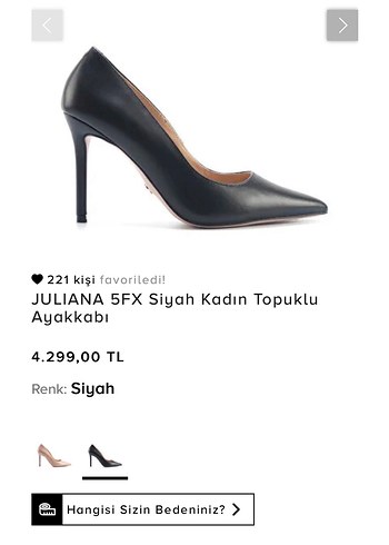 Nine West gerçek deriSiyah Tokalı Stiletto - Görsel 6