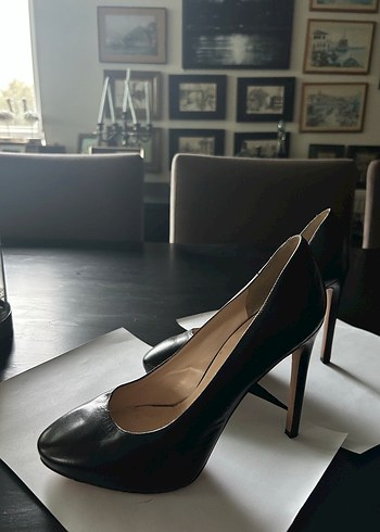 Nine West gerçek deriSiyah Tokalı Stiletto - Görsel 2