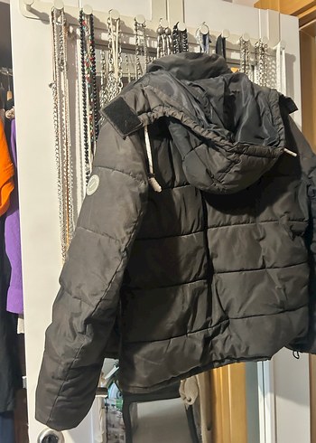 Jack and jones orijinal Gri Midi erkek Kışlık Mont - Görsel 6