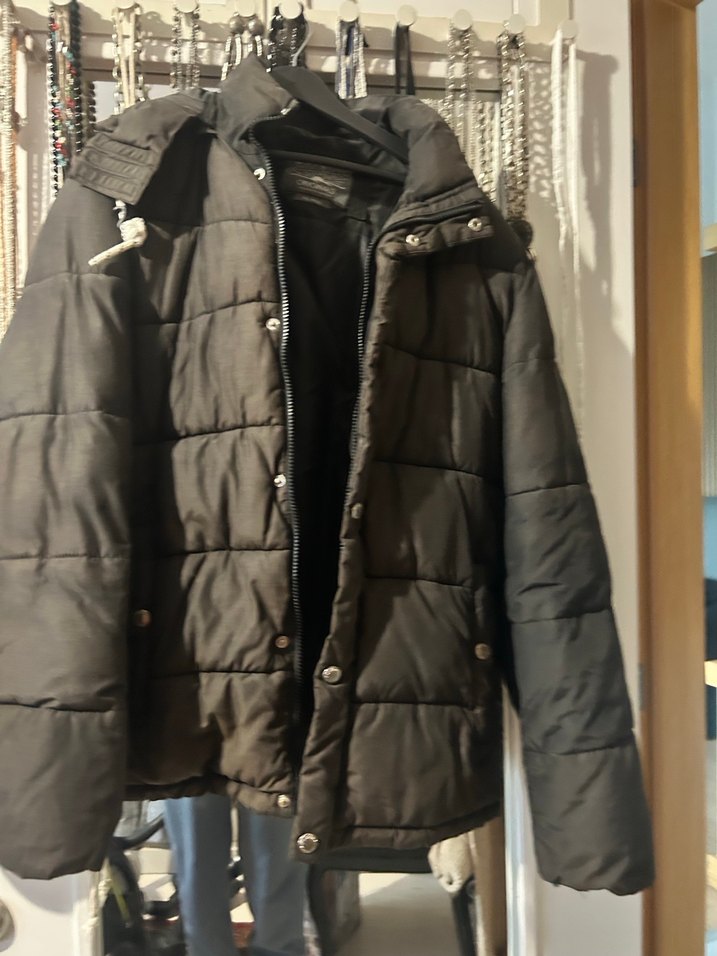 Jack and jones orijinal Gri Midi erkek Kışlık Mont - Görsel 5