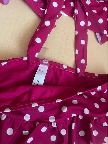 36 Beden pembe Renk Bikini
