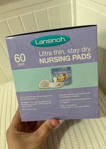 Lansinoh Ultra İnce Süper Emici Göğüs Pedleri 60'lı - Görsel 2