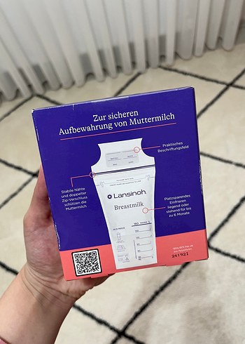 Lansinoh Anne Sütü Saklama Poşeti 25'li - Görsel 2