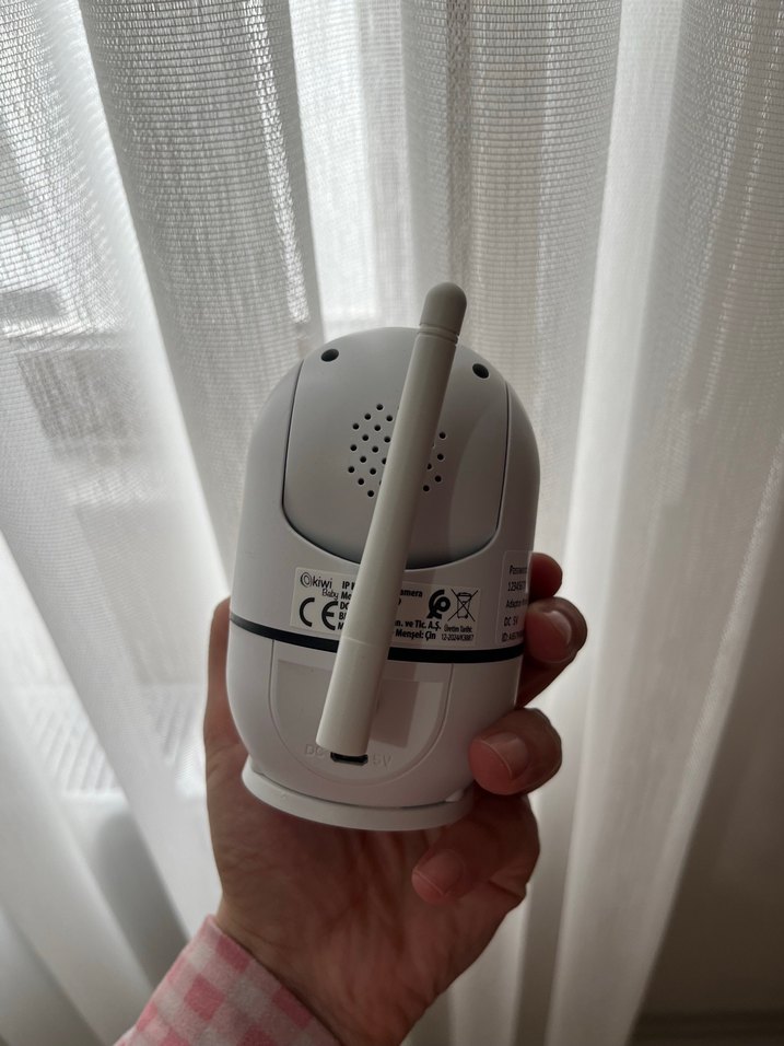 Kiwi Baby Beyaz Bebek Kamerası - Görsel 3