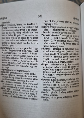 Redhouse İngilizce-Türkçe Sözlük - Görsel 2