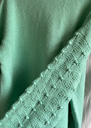 Bohem Stil Örgü Kadın Kazak - Görsel 2