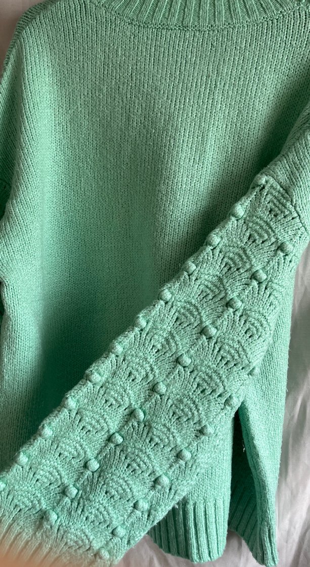 Bohem Stil Örgü Kadın Kazak - Görsel 2