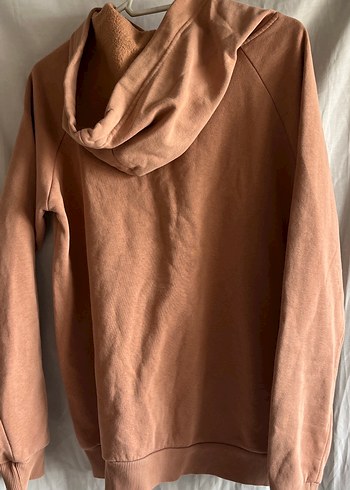 Kadın Bej Kapüşonlu Uzun Kollu Sweatshirt - Görsel 2