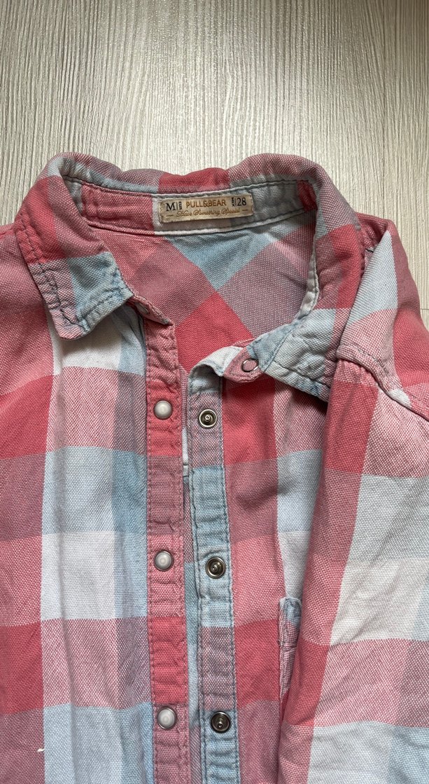 Pull bear renkli gömlek - Görsel 2