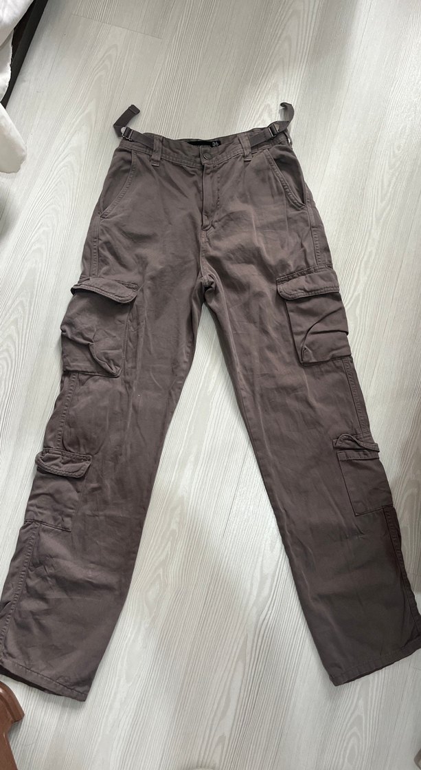 Kemerli füme Rahat K Kadın Pantolon - Görsel 3