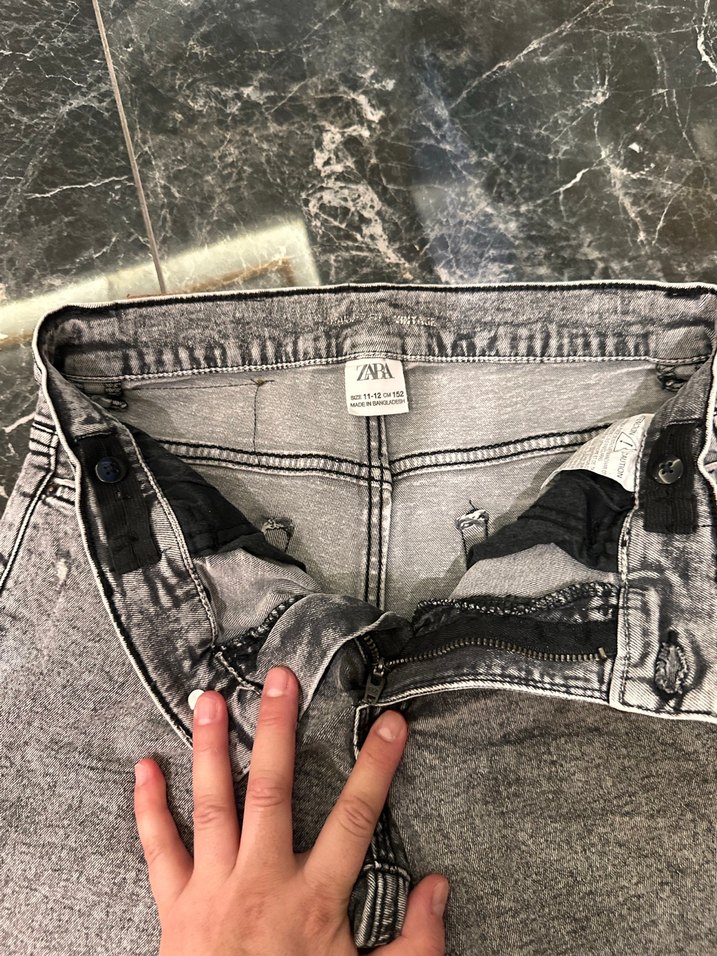 Zara erkek çocuk jean şort. - Görsel 5