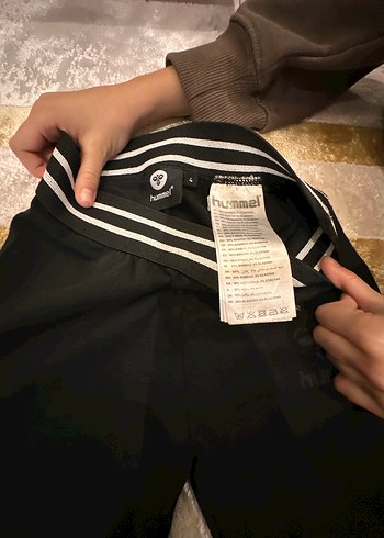 Kız Siyah Hummel Elastik Bel tayt. - Görsel 4