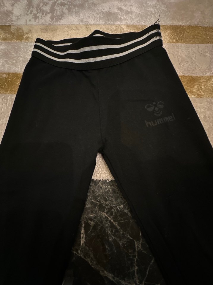 Kız Siyah Hummel Elastik Bel tayt. - Görsel 3