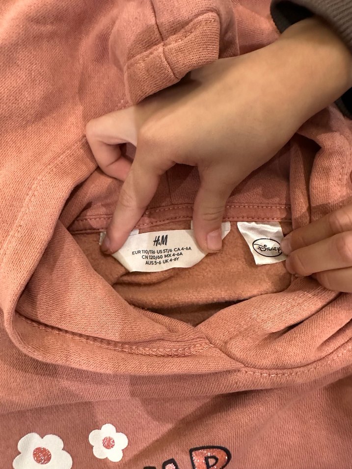 Kız Çocuk Kapüşonlu Kahverengi Sweatshirt - Görsel 3