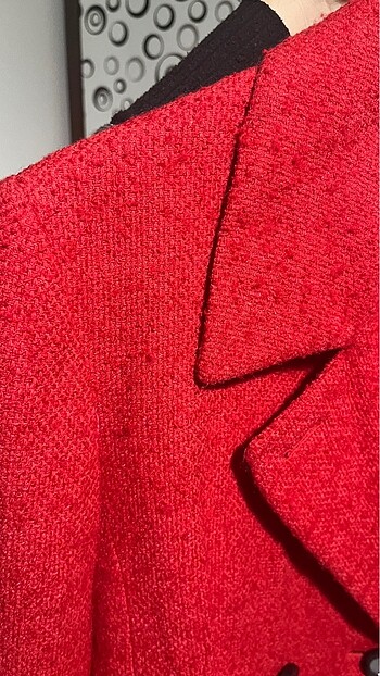 s Beden Tüvit kumaş blazer