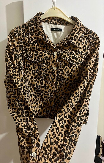 Leopar kot ceket
