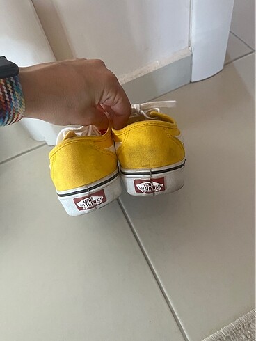 37 Beden sarı Renk Vans 37 no