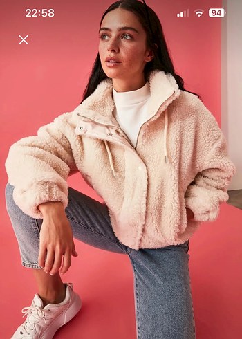 Kadın Peluş Mont - Görsel 2