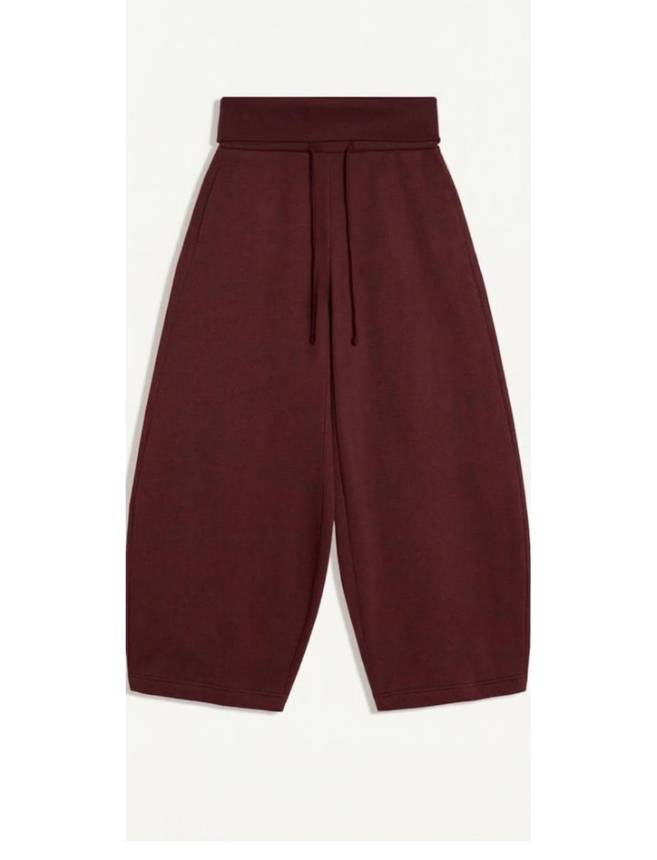 Bershka Bordo Rahat Eşofman Altı — görsel 3/4