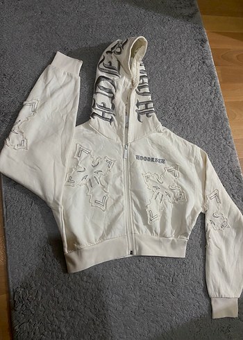 Urban Outfitters Ekru Desenli Hoodrick Marka Hirka