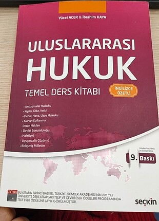 Uluslararası hukuk temel ders kitabı 