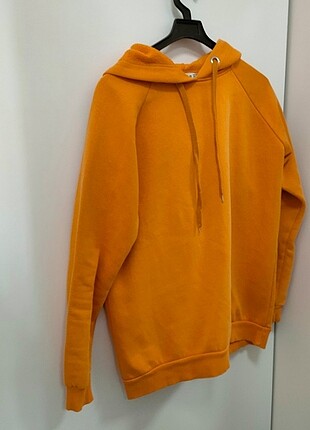 Kavun içi rengi polar sweatshirt 