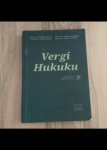Vergi Hukuku Kitabı - Mualla Öncel
