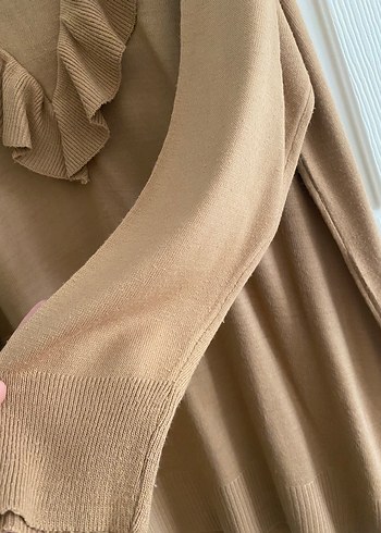 Kadın Fırfırlı Triko Kazak gülaksa butikten alındı - Görsel 3