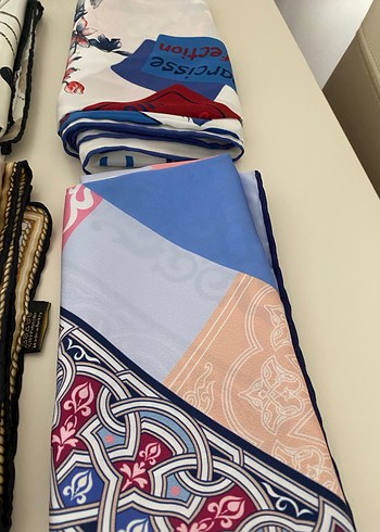 Bohem Çok Renkli Kadın eşarp - Görsel 4