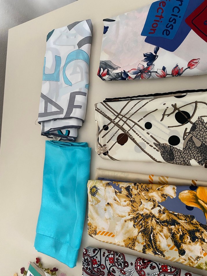 Bohem Çok Renkli Kadın eşarp - Görsel 5