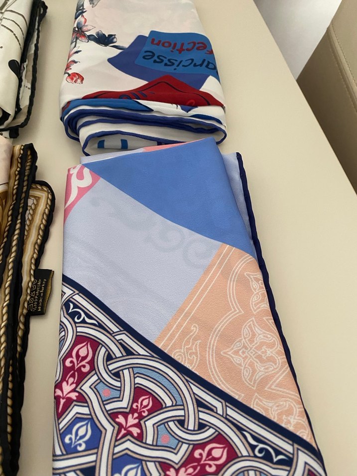 Bohem Çok Renkli Kadın eşarp - Görsel 4