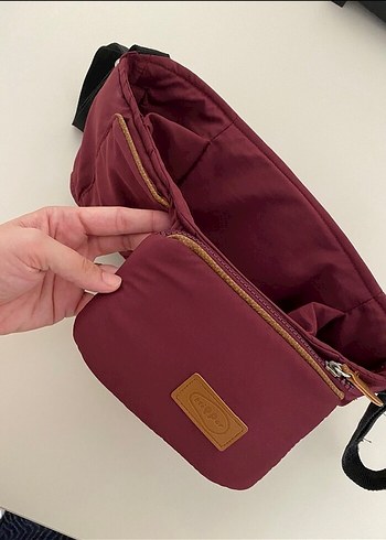 Bordo Bebek Çantası - Görsel 4