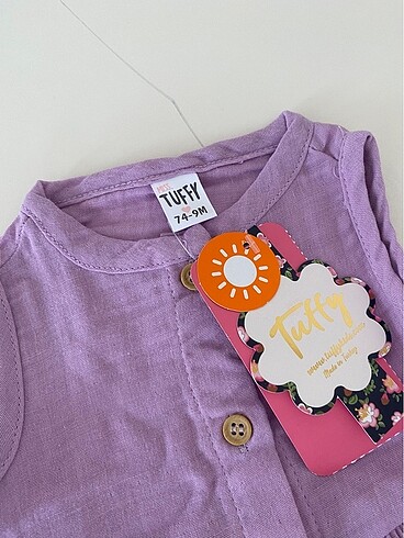 HelloBaby Tufy kız bebek müslin elbise