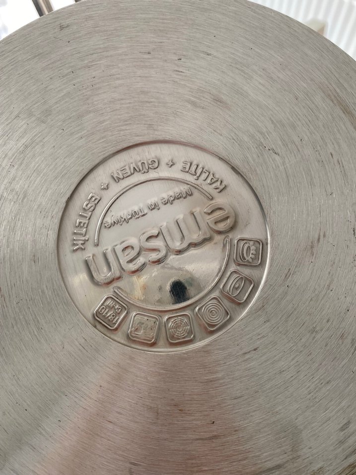 Gri Çelik Çaydanlık Seti emsan aragon - Görsel 3