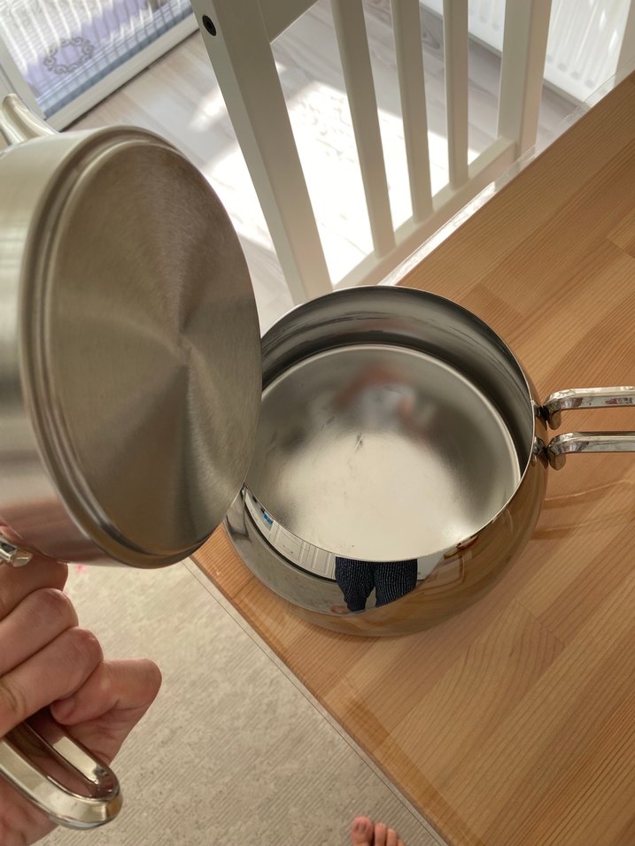 Gri Çelik Çaydanlık Seti emsan aragon - Görsel 4