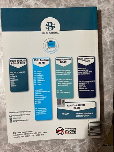Bilgi Sarmal TYT Fizik Soru Bankası
