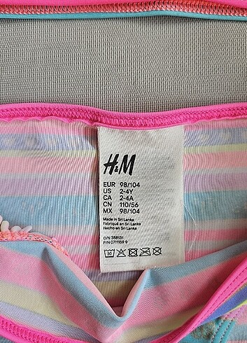 4 Yaş Beden çeşitli Renk H&M Çocuk Bikini Mayo