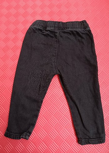 LC Waikiki Erkek Çocuk Siyah Elastik Bel Denim Pantolon