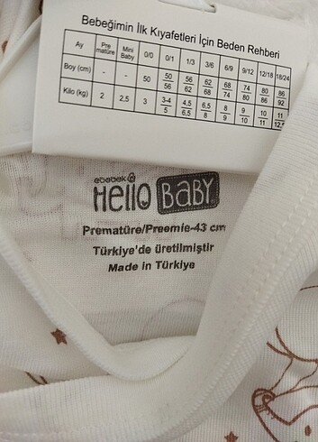 HelloBaby Hello Baby 5li hastane cikisi 