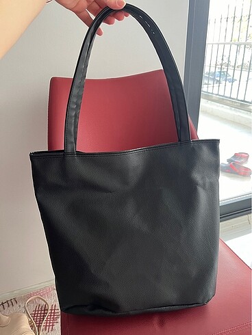 Mango Siyah Büyük Shopper Kol Çantası