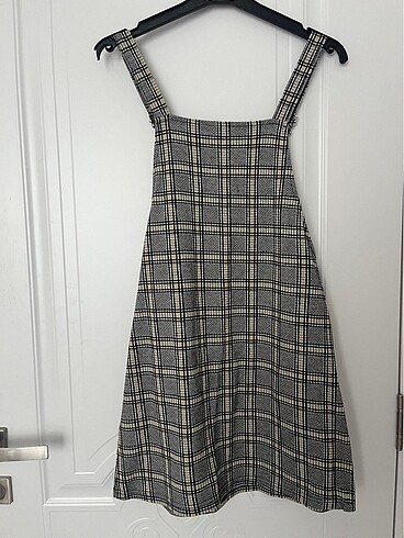 H&M Salopet Askılı Elbise - Görsel 5