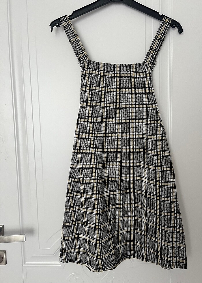 H&M Salopet Askılı Elbise - Görsel 5